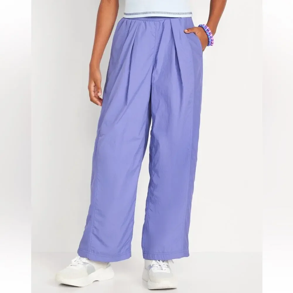 Old Navy Daydream High-Waisted Crinkle Wide-Leg Pants